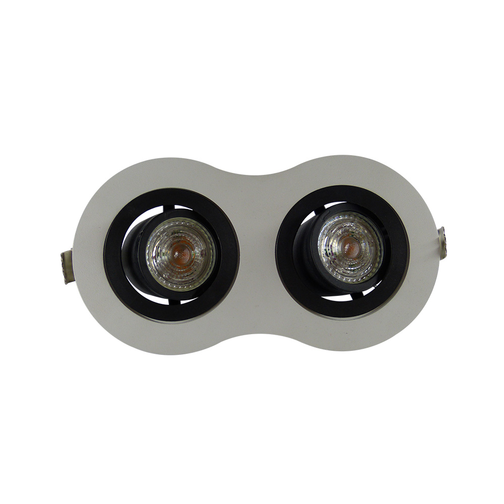 Sıva Altı Hareketli Oval Led Spot 2x10w 5