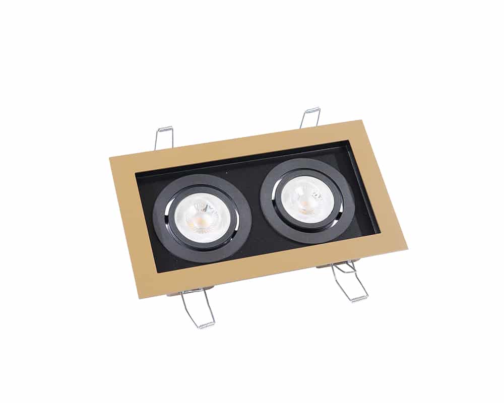 Sıva Altı İkili Led Spot Hareketli Oblong 2