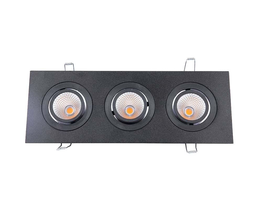 Sıva Altı Üçlü LED Spot Mini Hareketli 2