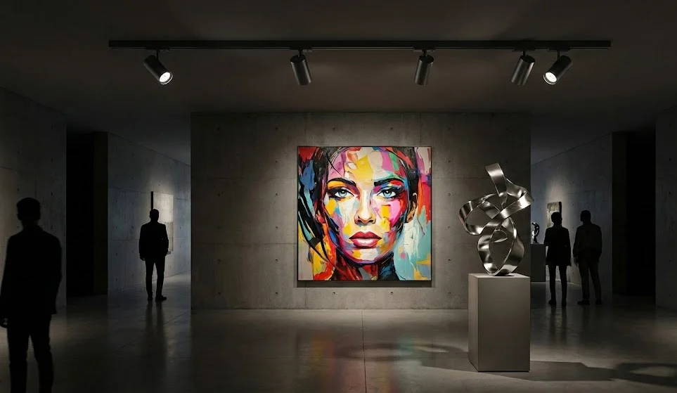 Techniclight Magnet Spot Armatür - Sanat Galerisi Vurgu Aydınlatması