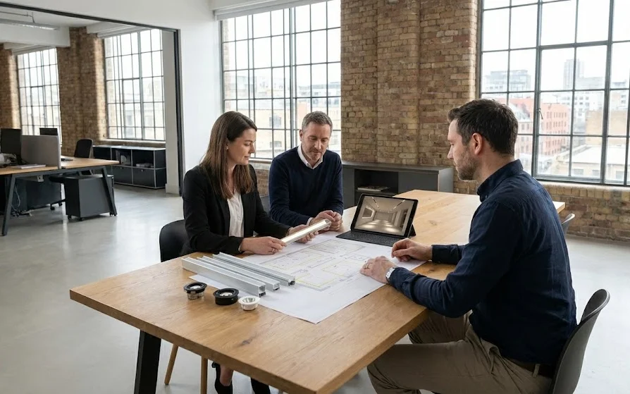 Techniclight Mimari Aydınlatma Proje Tasarımı ve Mühendislik Ekibi Çalışması